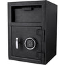 Solid Steel Keypad Depository Safe with Digital Access - Black