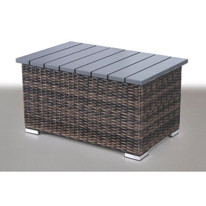 Wicker Sectional Seating Group With Cushions