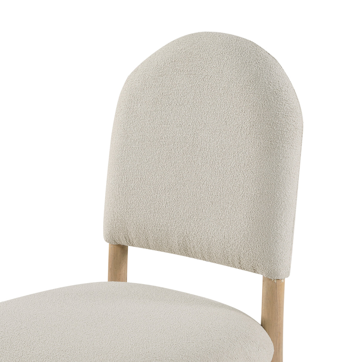Natural Finish Dining Chairs, Set of 2