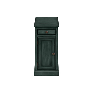 Accent Table With Storage Drawer For Living Room - Blue