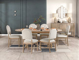 Natural Finish Dining Chairs, Set of 2