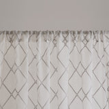 Diamond sheer window curtain panel (only 1 pc panel)