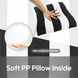 2 Pack Outdoor Throw Pillows, Waterproof & Fade-Resistant (18x18 Inch)