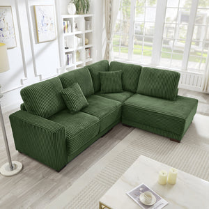 93" Sectional Sofa, L Shaped Sofa Couch