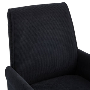 Ergonomic Mid-Back Office Chair With Striped Fabric