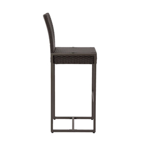 Outdoor Barstool With Hand Crafted Details (Set of 2)