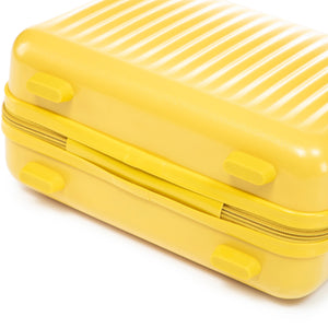 14'/20' 2-Piece ABS Spinner Wheel Luggage Set with Combination Lock