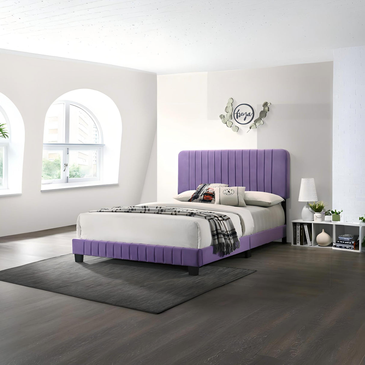 Channel Tufted Bed