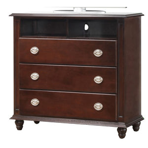 Media Storage Chest - Cappuccino