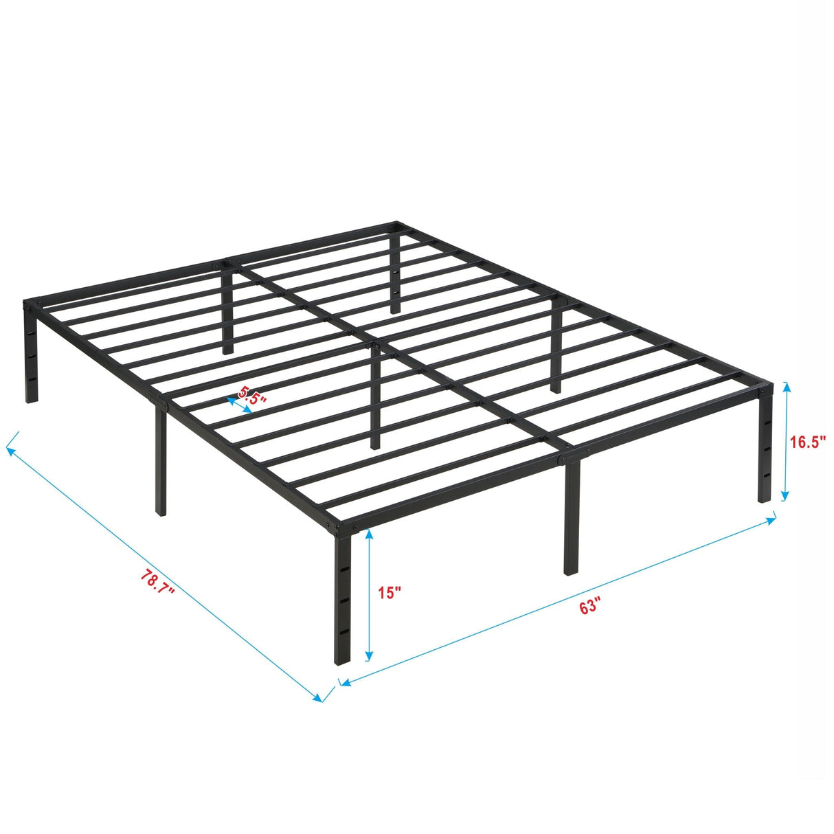 Queen Size With Quiet Support - Black
