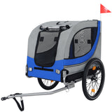 Large Folding Bike Trailer for Dogs – 66LB Capacity All-Terrain Pet Carrier