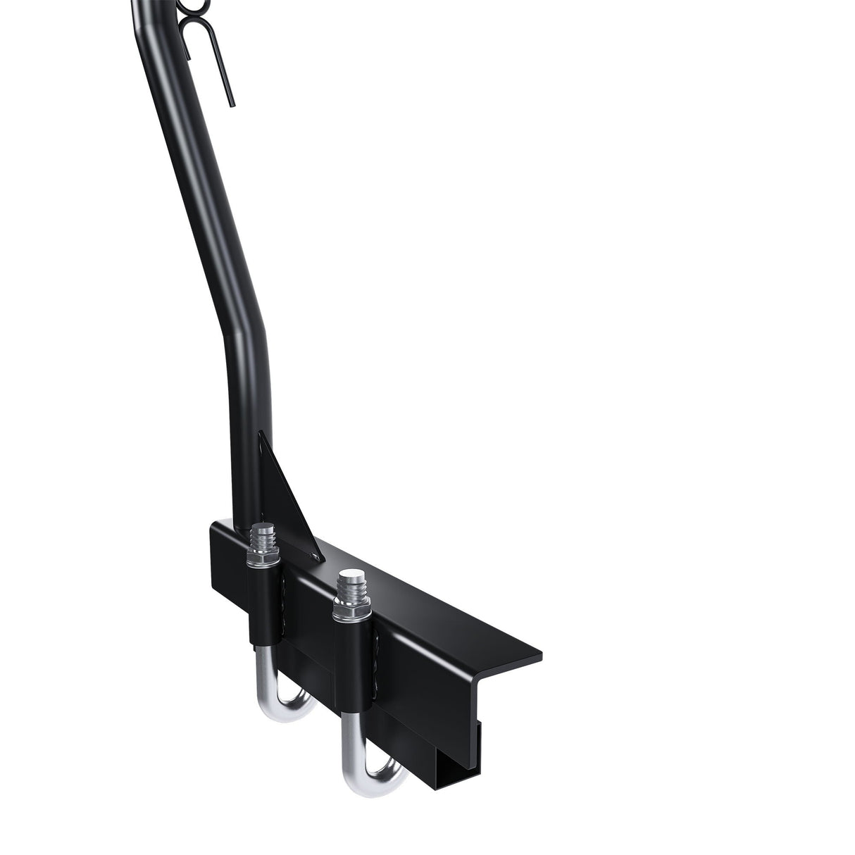Heavy Duty Universal Truck Bed Ladder Rack, No-Drill Installation, Adjustable - Black