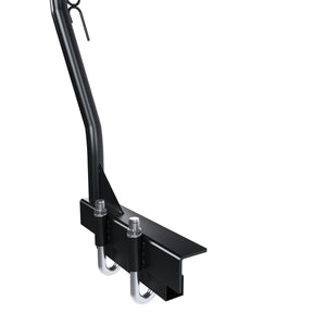 Heavy Duty Universal Truck Bed Ladder Rack, No-Drill Installation, Adjustable - Black