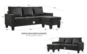 Jessica - Sofa Chaise