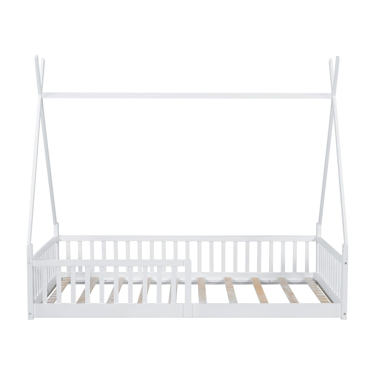 House Shaped Design Bed With Fence