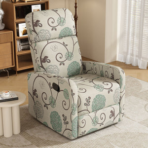 Modern Manual Recliner Home Theater Chair With Adjustable Backrest