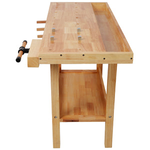 48" Heavy Duty Wood Workbench with Storage