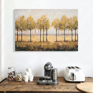 Framed Autumn Embellishments Canvas Wall Art