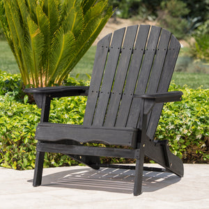 Malibu Adirondack Chair with Foldable Design - Acacia Wood