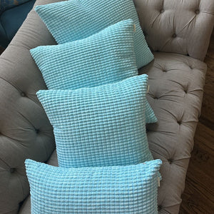 Set of 2 Polyester Blend soft hand feeling Throw Pillow covers 4 sizes options