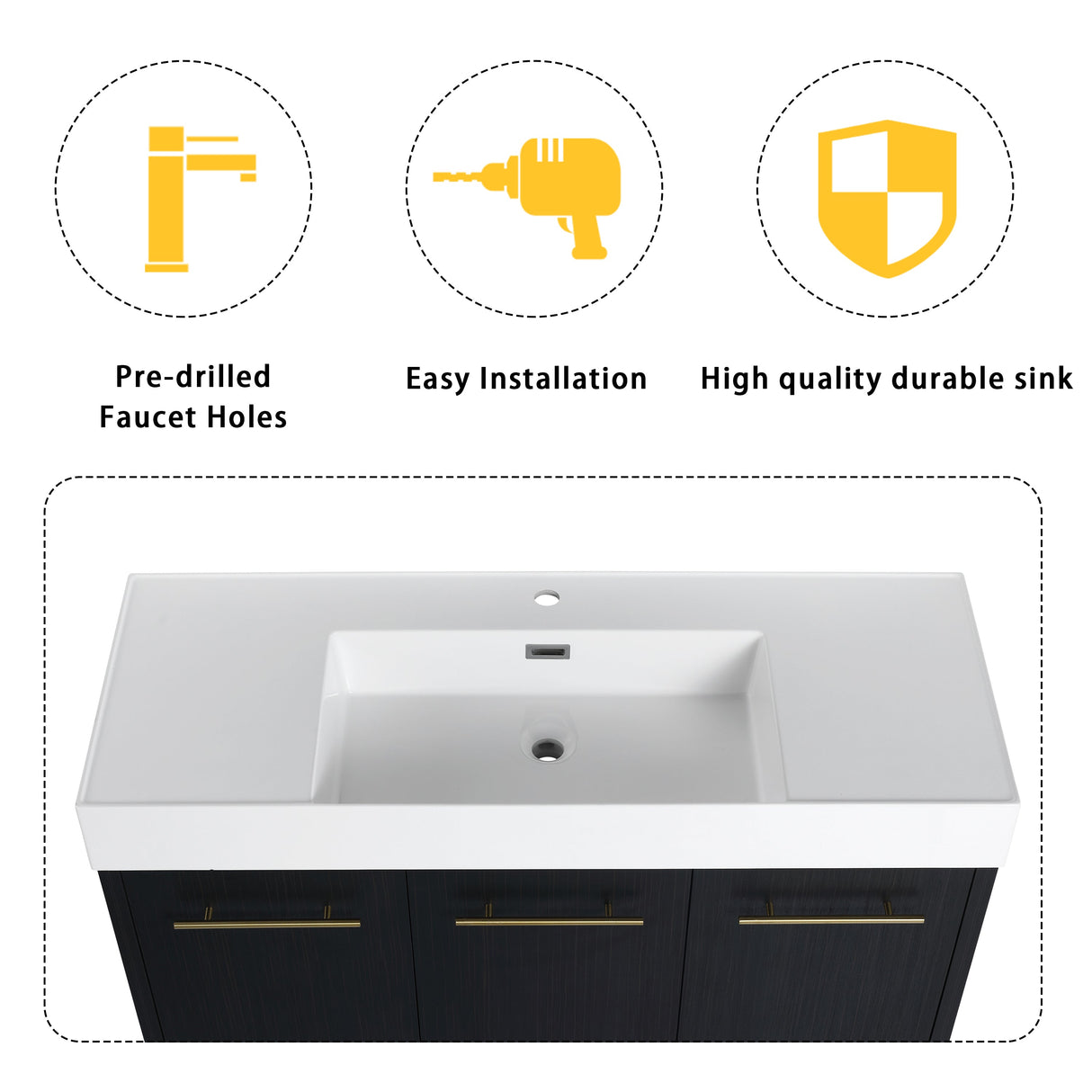 48 Inch Freestanding Bathroom Vanity