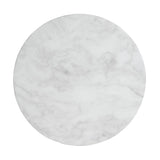 Outdoor Ponti Travertine Side Table, White