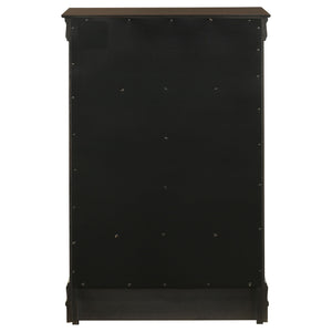 Janson - 5 Drawer Bedroom Chest - Cappuccino