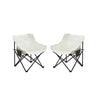 Portable Folding Camping Chairs With Carry Bag (Set of 2)