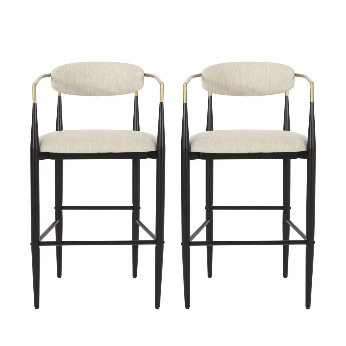 Counter Height Upholstered Barstools (Set of 2)