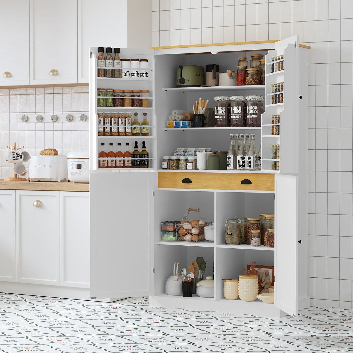 TOPMAX WF320799AAK Kitchen Pantry Sideboard