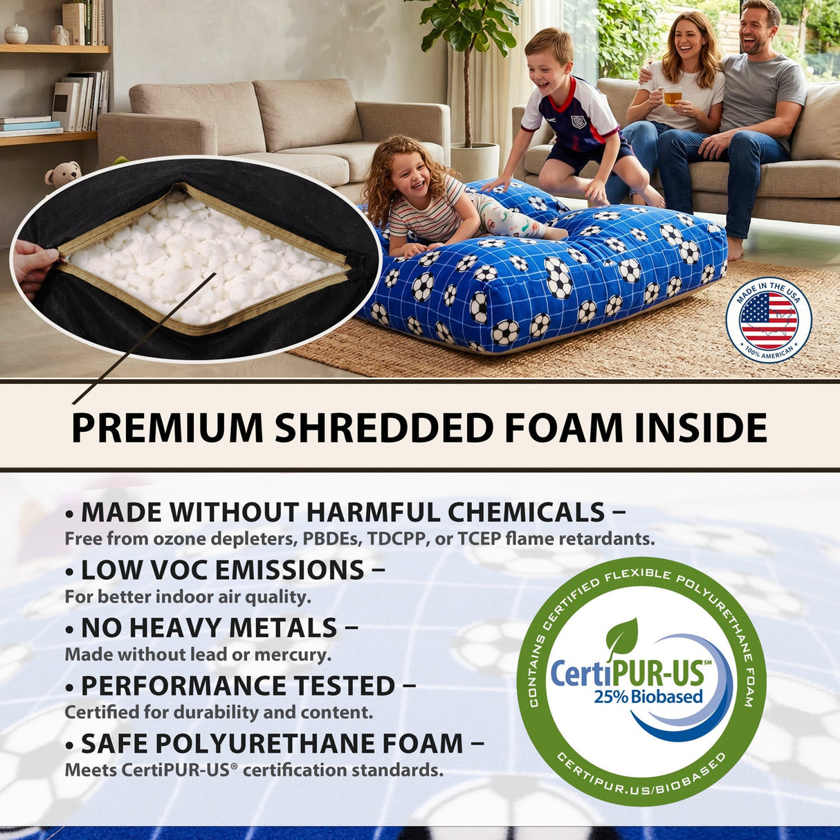 Sensory Crash Pad for Kids & Adults