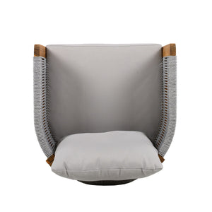 Outdoor Dining Chairs With Rope Handles (Set of 2)