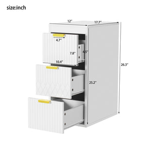 Wall Mounted Bathroom Cabinet With Side Cabinet Combo