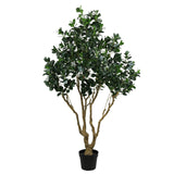 7.2FT Tall Artificial Silk Tree Large Faux Greenery Plant
