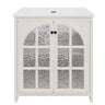 Vintage Farmhouse Bathroom Vanity With Ceramic Sink