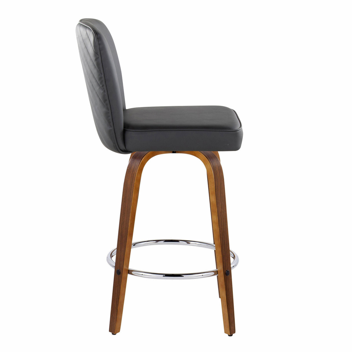 26" Contemporary Fixed-Height Counter Stool with Swivel
