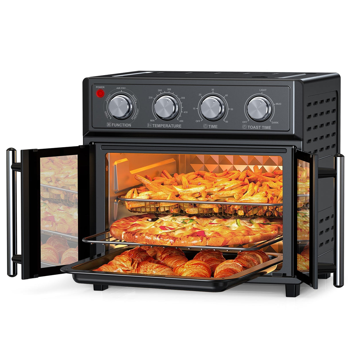 PlumChef 26QT Large Capacity French Double-Door Air Fryer