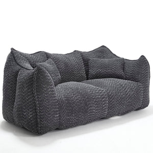 Comfortable Dual Beanbag Chair With High Resilience Foam Core For 2 People