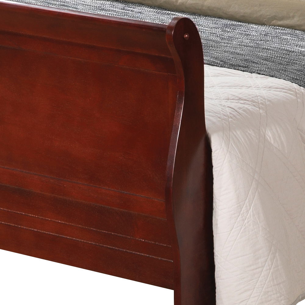 Panel Sleigh Bed
