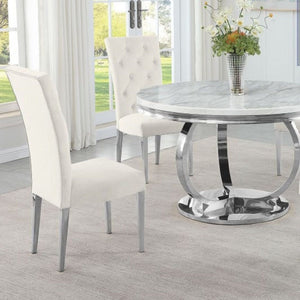 Modern Upholstered Tufted Dining Chair (Set of 2)