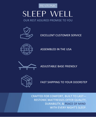 Restonic ComfortCare Hybrid Heartland Euro Top Mattress - Twin