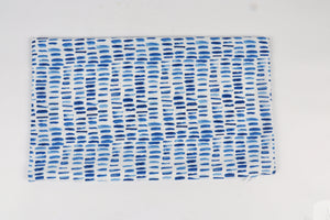 2 Pack Outdoor Lumbar Pillow Covers - Blue Dash