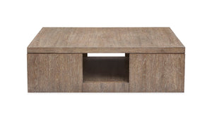 Cypress - Square Cocktail Table With Casters - Spiced Brown