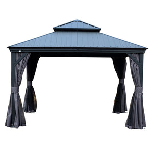 12'x12' Hardtop Gazebo with Resin Roof