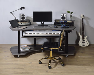 Eleazar Music Recording Studio Desk - Wood