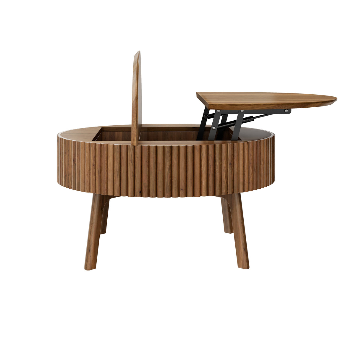 Modern Round Lift-Top Coffee Table