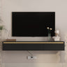 Floating TV Stand with LED Lights & Power Outlet