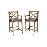 Perla outdoor barstool set of 2