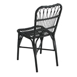 7-Piece Outdoor Wicker Dining Set, Seats 6