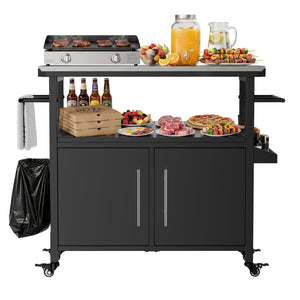 Outdoor Grill Cart with Patio Furniture